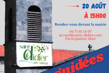 Visite guidée du bourg de Saint-Didier-en-Velay