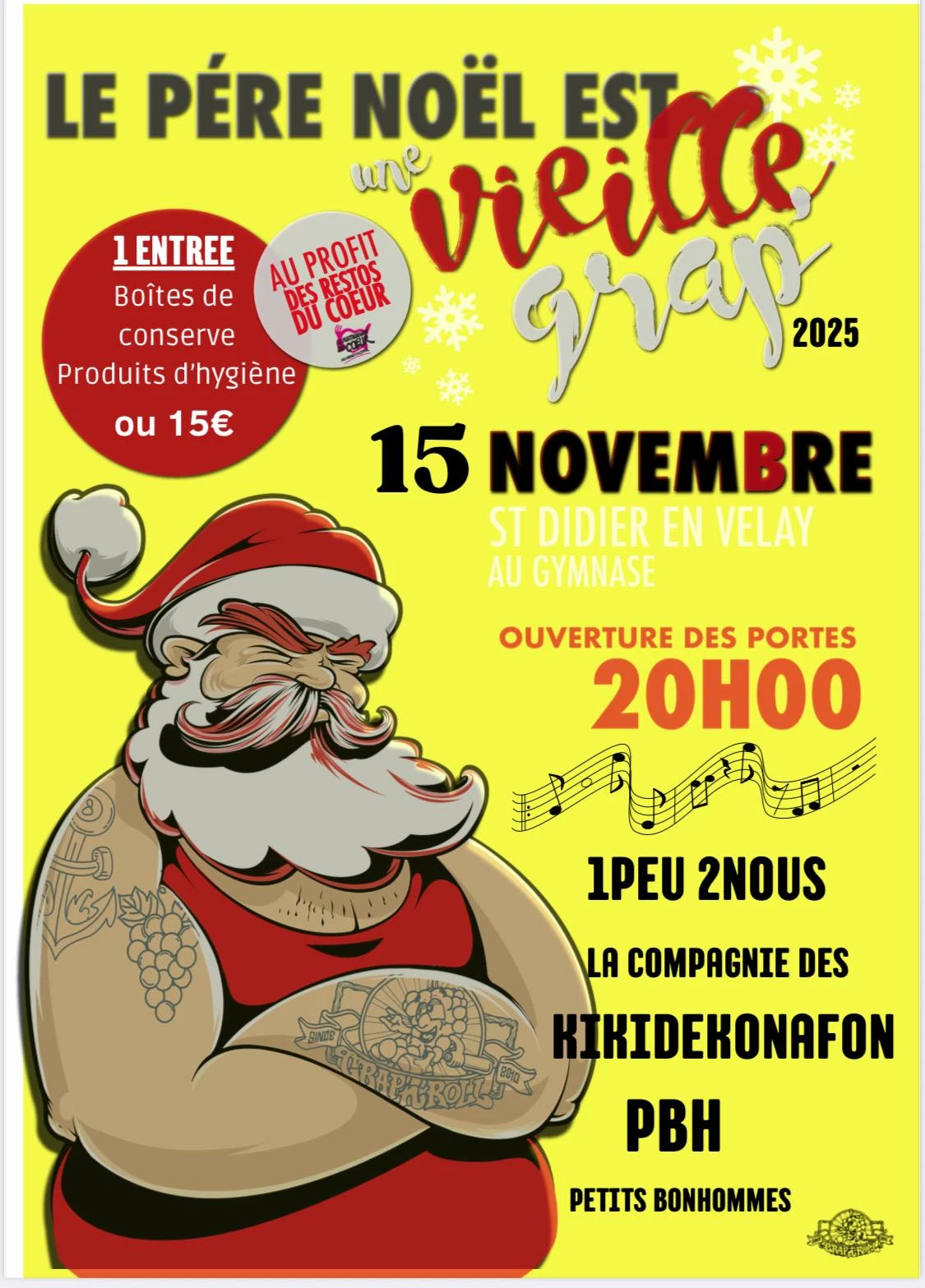 Le père Noël est une vieille grappe