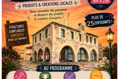 Marché animé nocturne