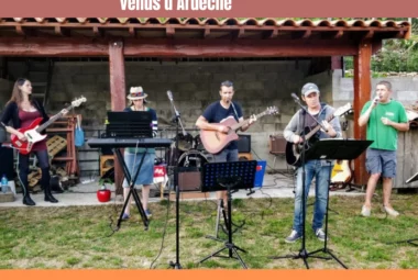 Soirée paëlla et concert au camping