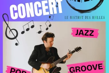 Mathieu en concert au Bistrot des Halles