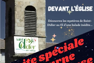 Visite guidée nocturne et mystérieuse de Saint-Didier-en-Velay