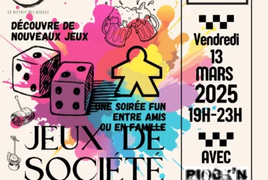 Soirée jeux de société