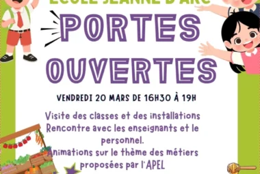 Portes ouvertes de l&rsquo;école Jeanne d&rsquo;Arc