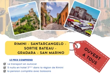 Voyage en Italie par le CCAS – permanence d&rsquo;inscription