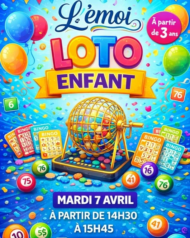 Loto enfant au salon de thé L’Émoi