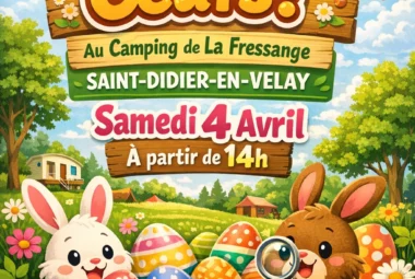 Chasse aux oeufs au Camping La Fressange