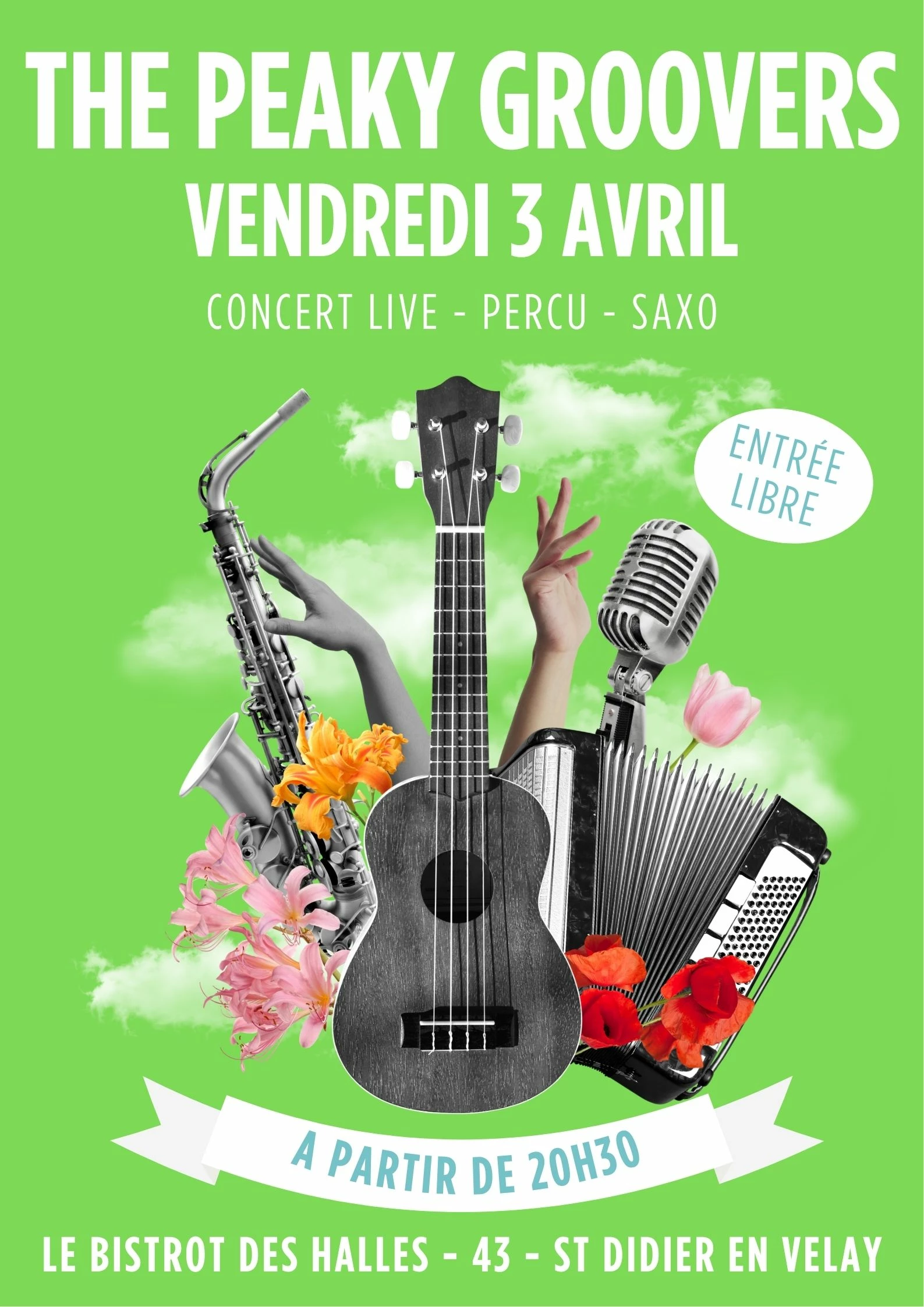 Concert live au Bistrot des Halles