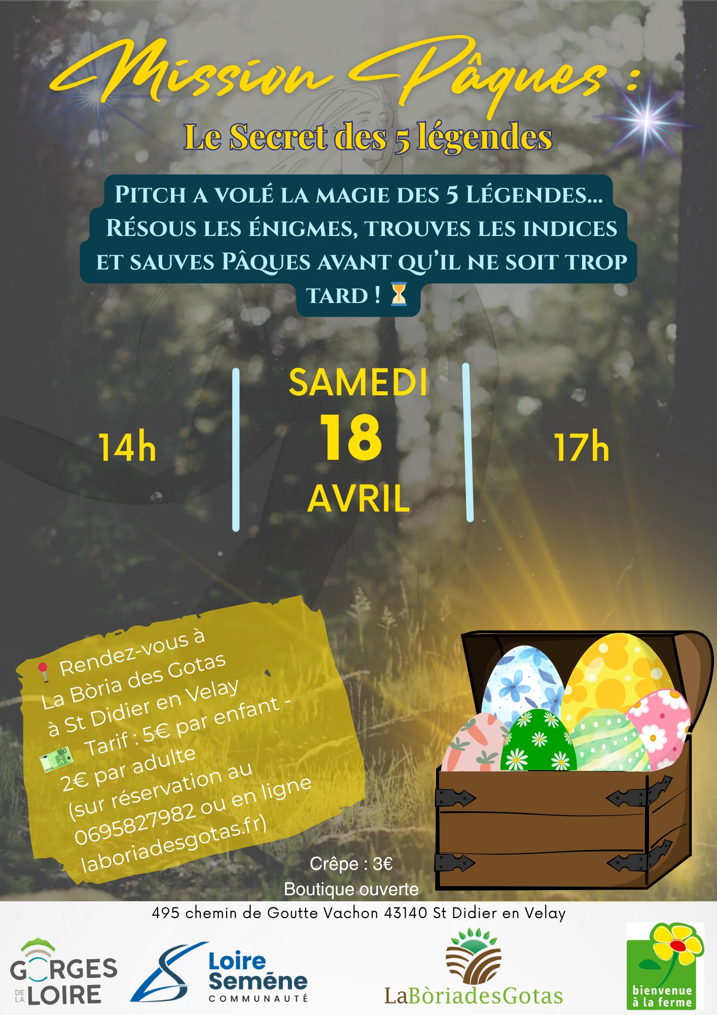 Mission Pâques à La Boria des Gotas