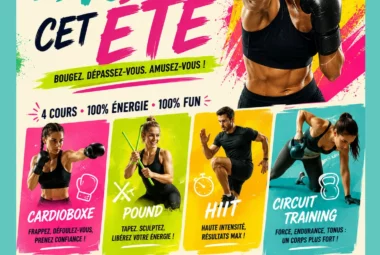 Stage d&rsquo;été – séances de fitness