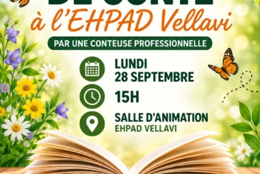 Lecture de contes à l&rsquo;EHPAD Vellavi