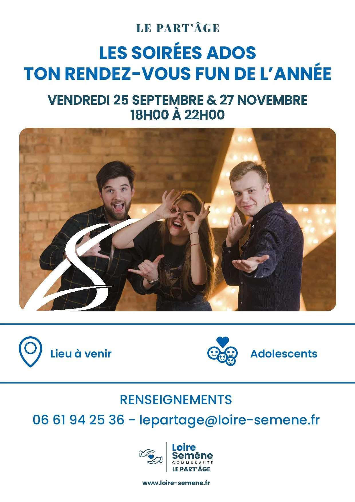 Les soirées ados du Part’Âge – ton rendez-vous fun de l’année